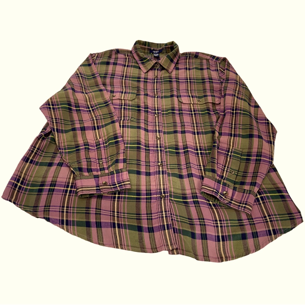 Chaps 3x Button Down Flannel